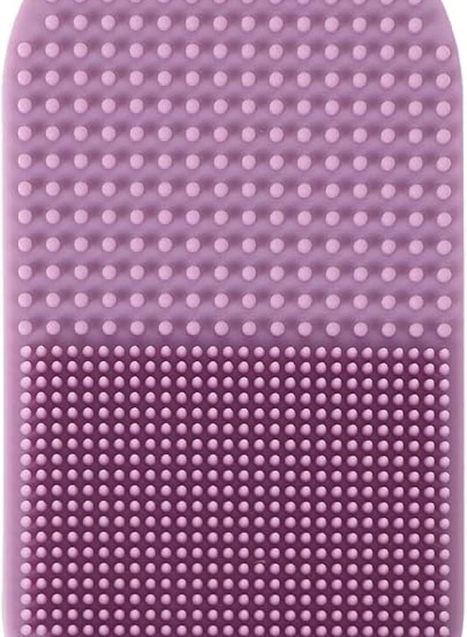 Purple Silicone Facial Brush Deep Cleansing Exfoliator For Sensitive Skin - Image 1